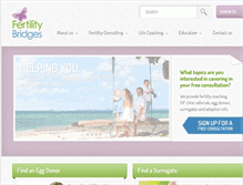 Tablet Screenshot of fertilitybridges.com